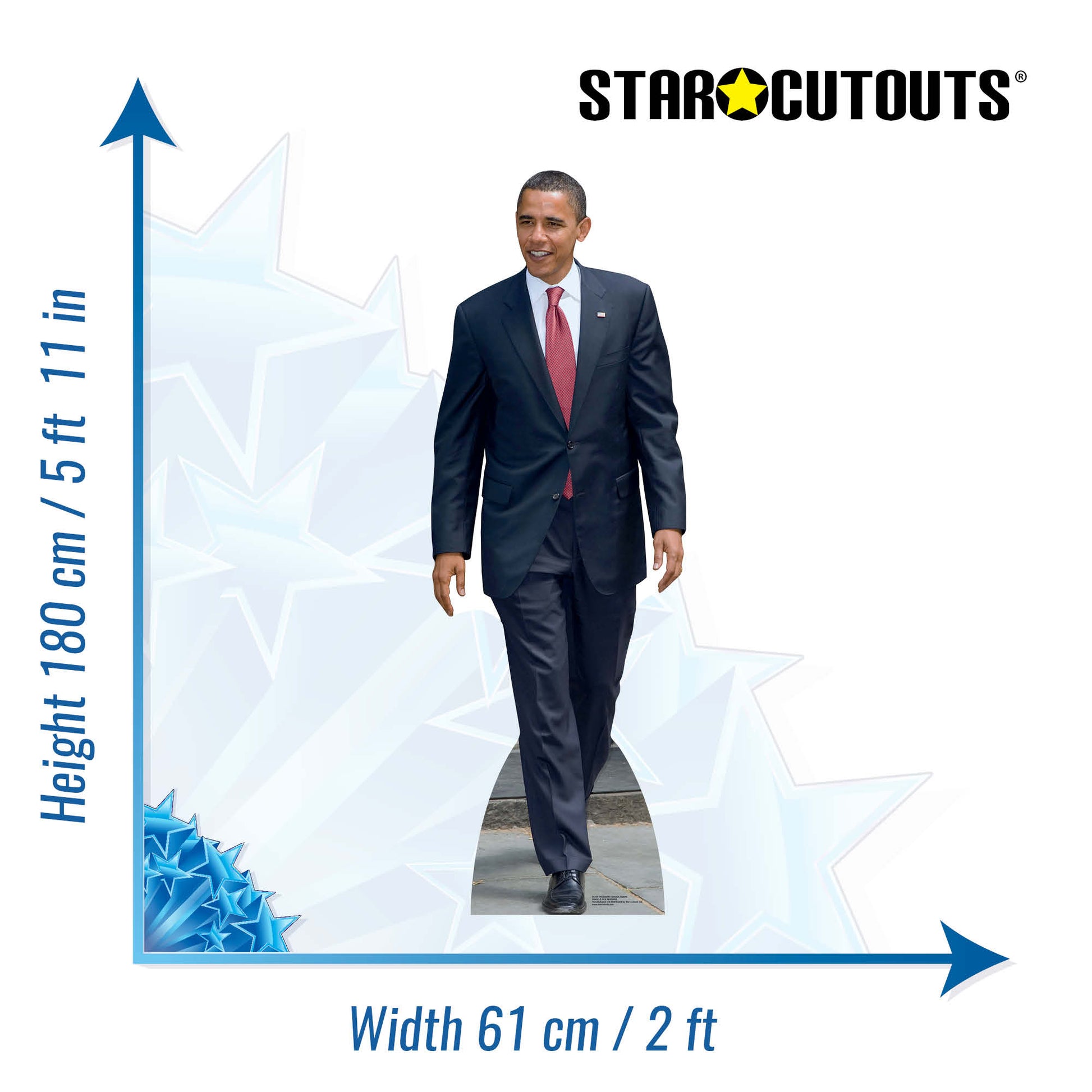 USA President Barack Obama Cardboard Cutout Politician - mycardboardcutout