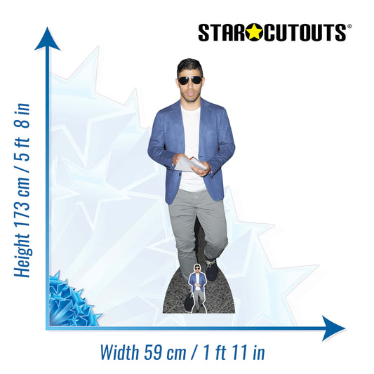 Sergio Aguero Cardboard Cutout - mycardboardcutout