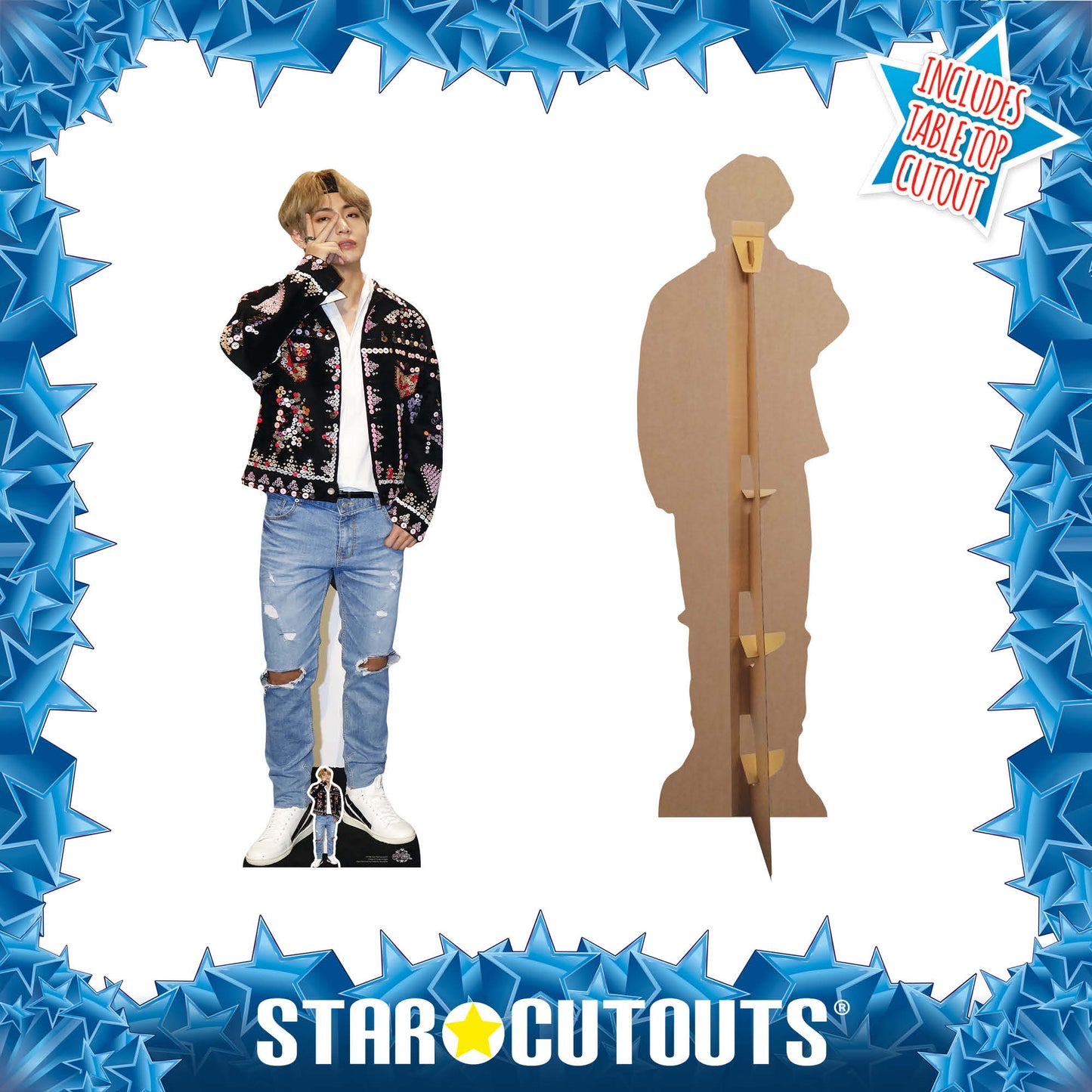 Kim Taehyung V BTS Cardboard Cutout - mycardboardcutout