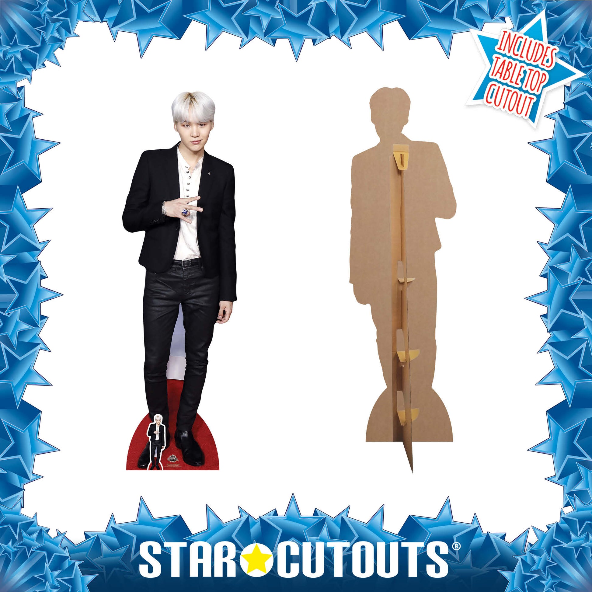 Min Yoon-gi Suga BTS Cardboard Cutout - mycardboardcutout