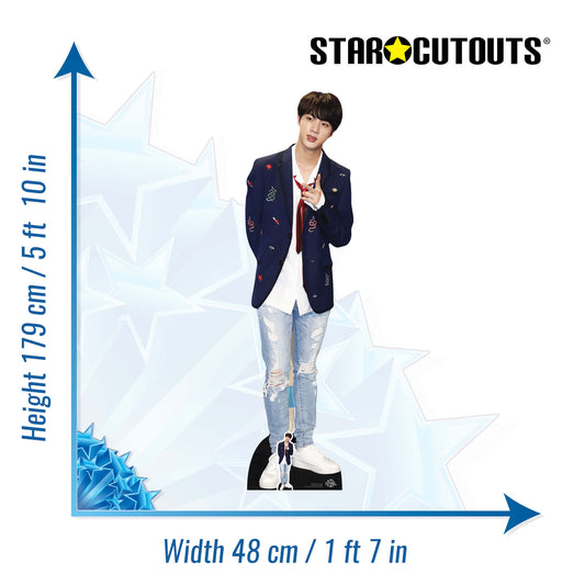 Kim Seok-jin BTS JIN Cardboard Cutout - mycardboardcutout