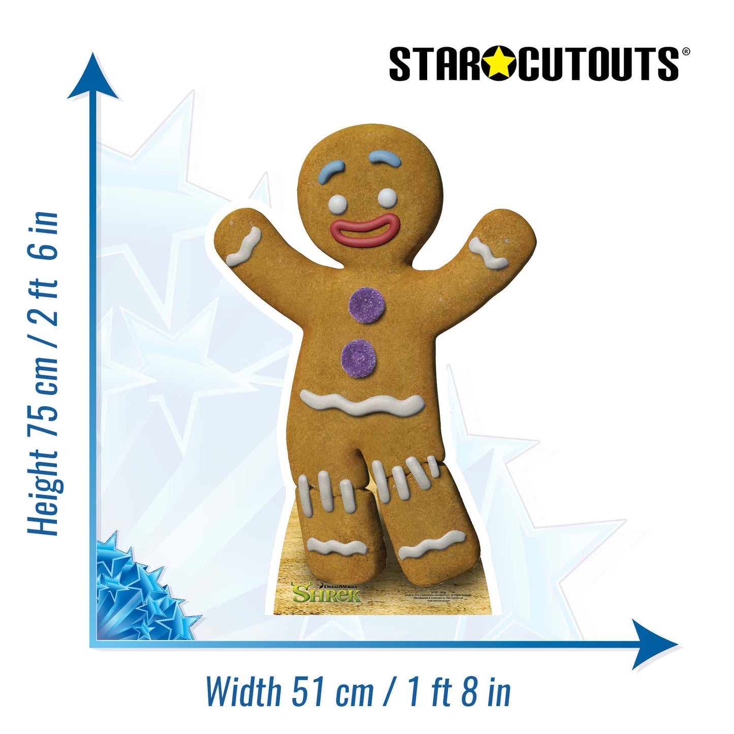 Gingy Cardboard Cutout - mycardboardcutout