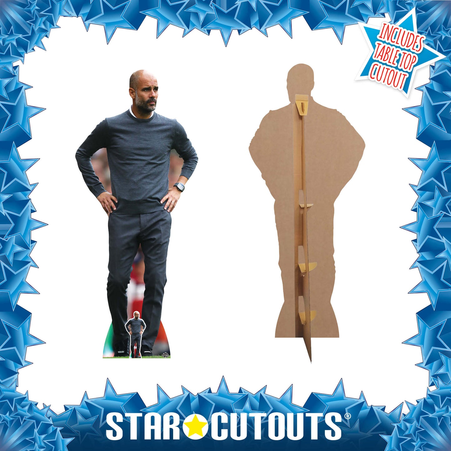 Pep Guardiola Football Manager Cardboard Cutout - mycardboardcutout