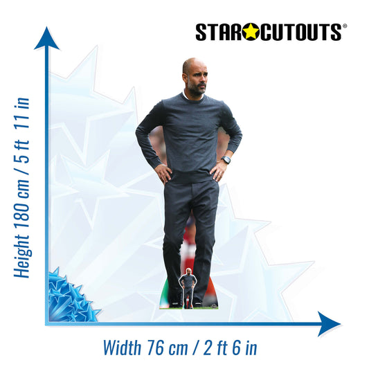 Pep Guardiola Football Manager Cardboard Cutout - mycardboardcutout