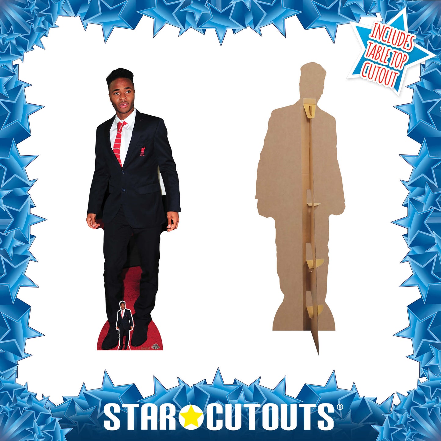 Raheem Sterling Footballer Cardboard Cutout - mycardboardcutout