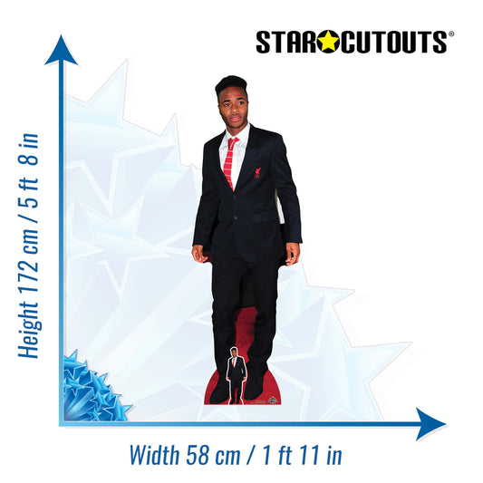 Raheem Sterling Footballer Cardboard Cutout - mycardboardcutout