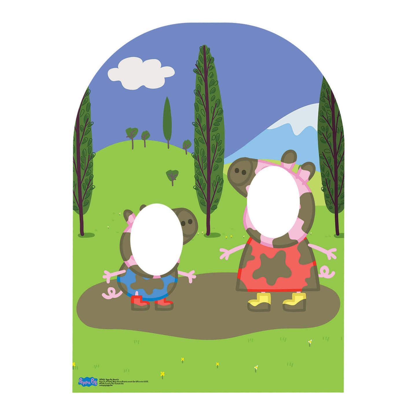 Peppa Pig Stand In Muddy Puddle Child Sized Cardboard Cutout - mycardboardcutout