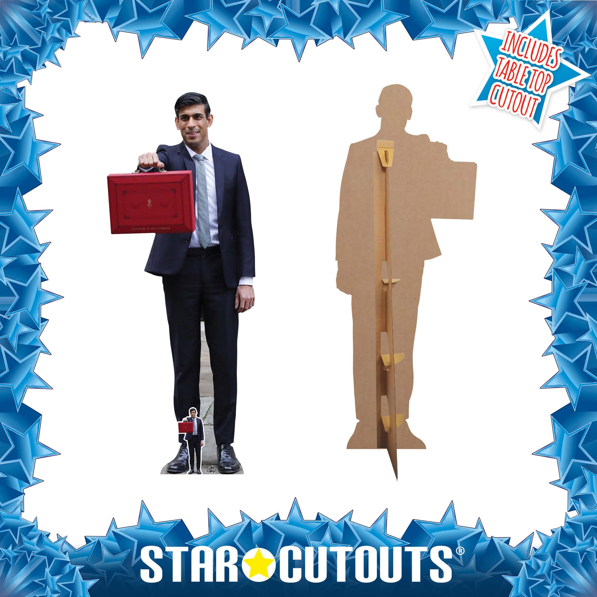 Rishi Sunak Cardboard Cutout Politician - mycardboardcutout