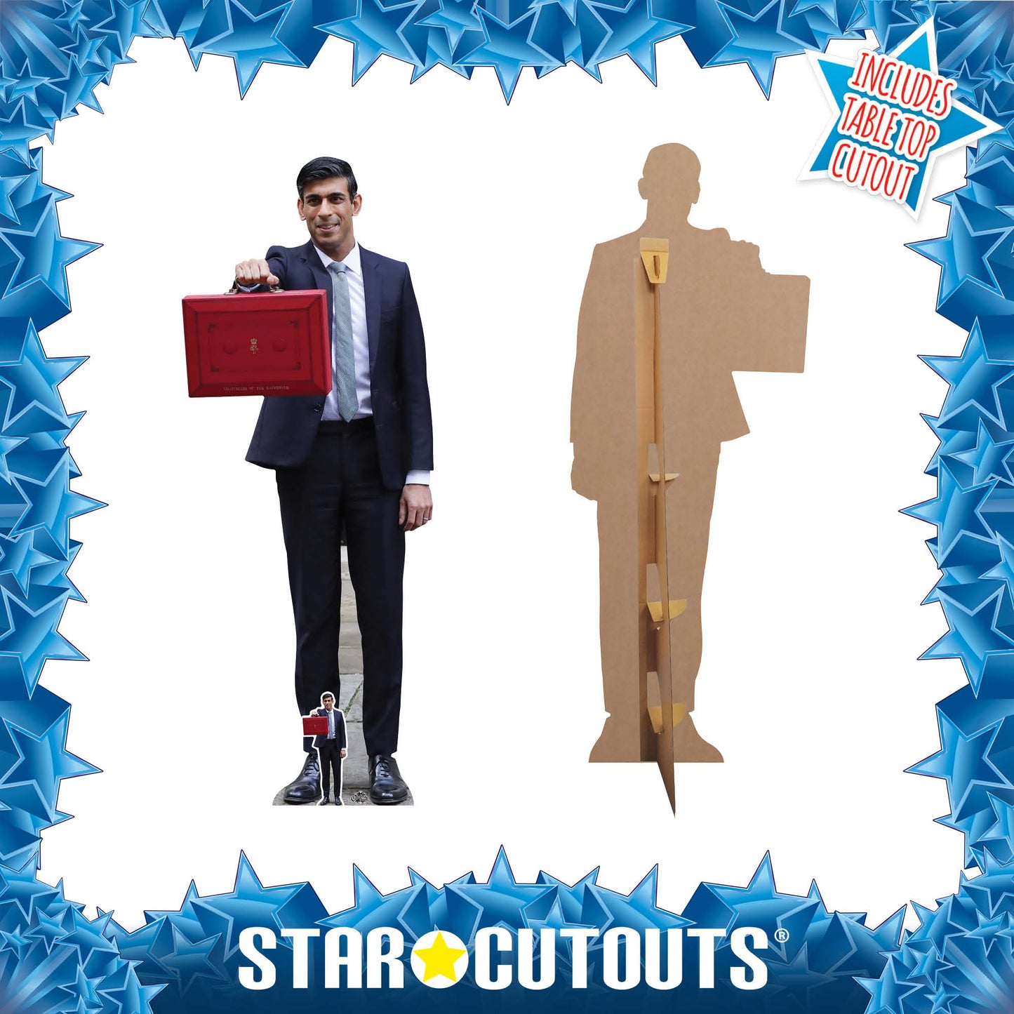 Rishi Sunak Cardboard Cutout Politician