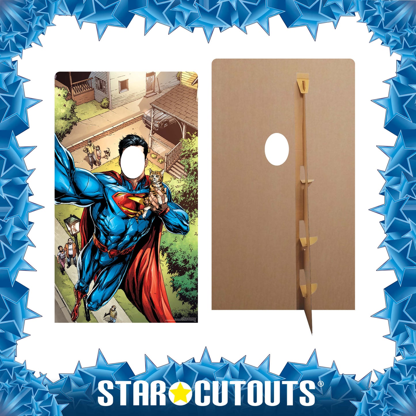 Superman Selfie StandIn DC Cardboard Cutout - mycardboardcutout