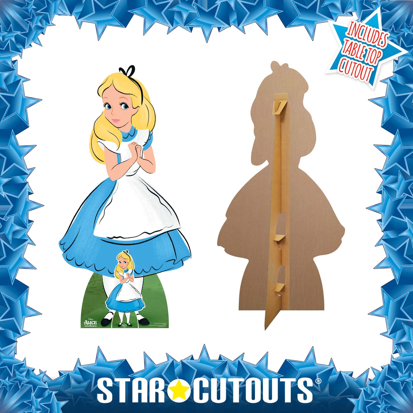 Alice Classic Alice in Wonderland Cardboard Cutout Disney Official Product