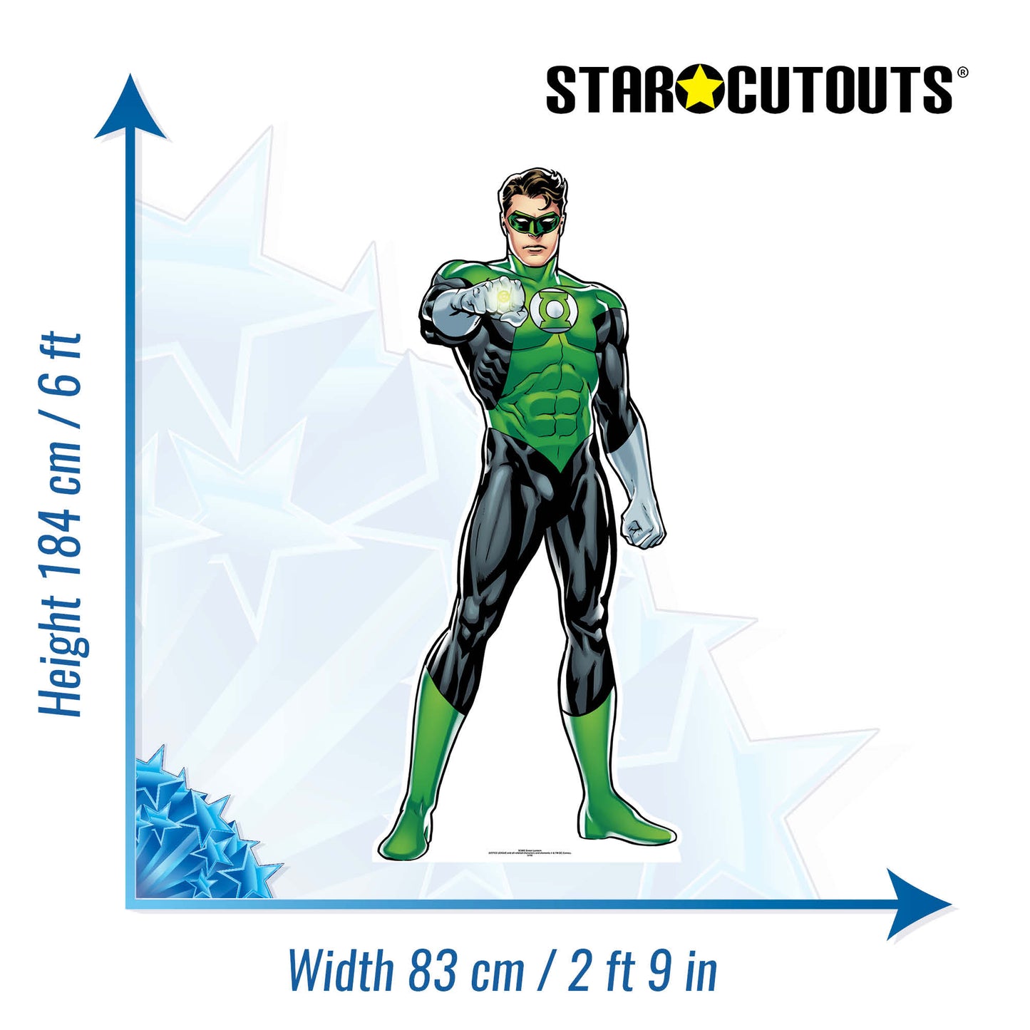 Green Lantern DC COMICS Cardboard Cutout - mycardboardcutout