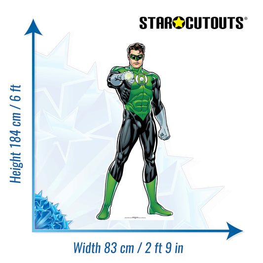 Green Lantern DC COMICS Cardboard Cutout - mycardboardcutout
