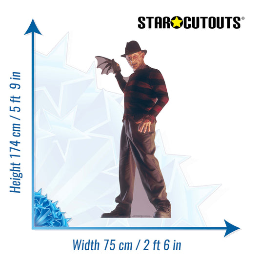Freddy Krueger Nightmare on Elm Street Cardboard Cutout Lifesize - mycardboardcutout