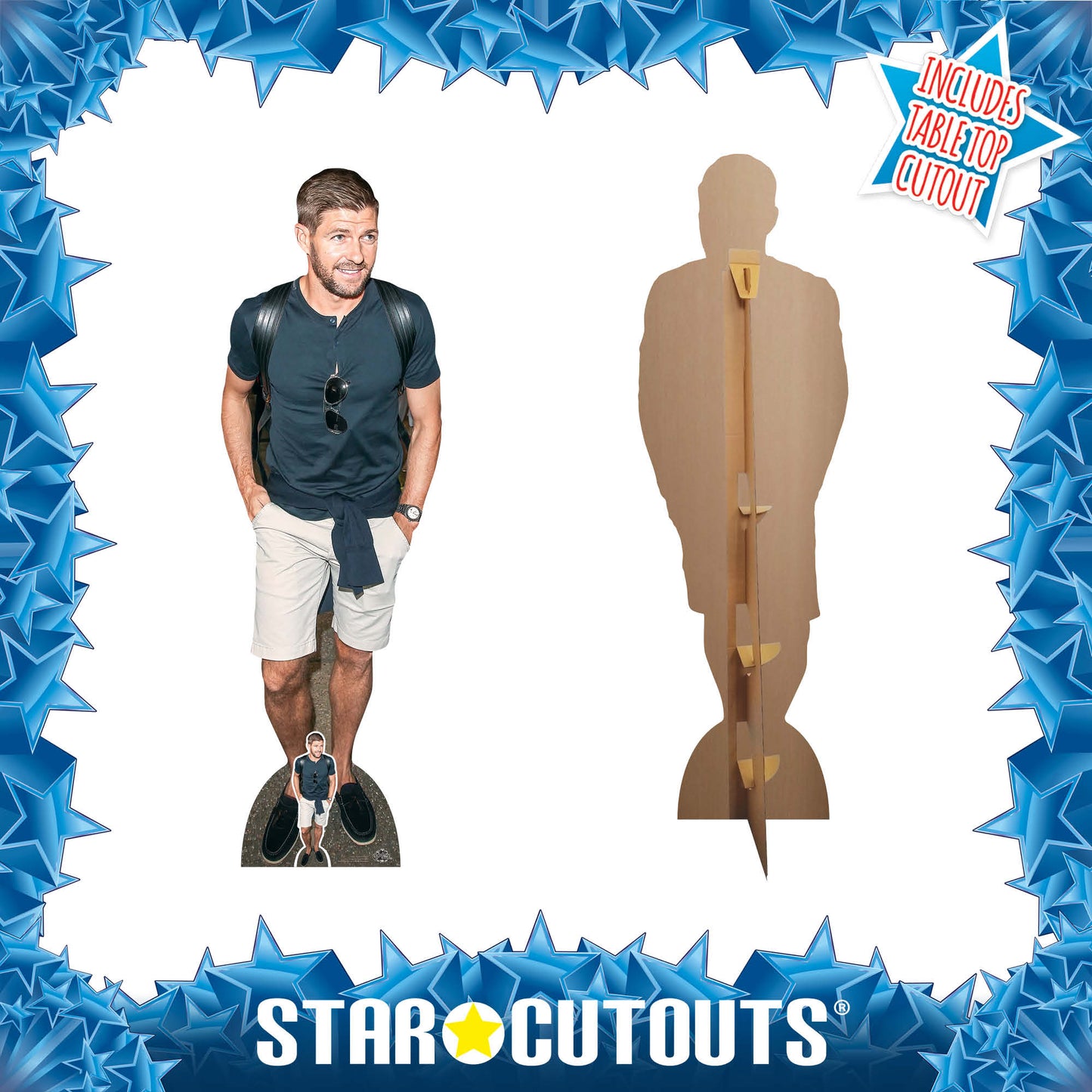 Steven Gerrard Football Manager Cardboard Cutout - mycardboardcutout
