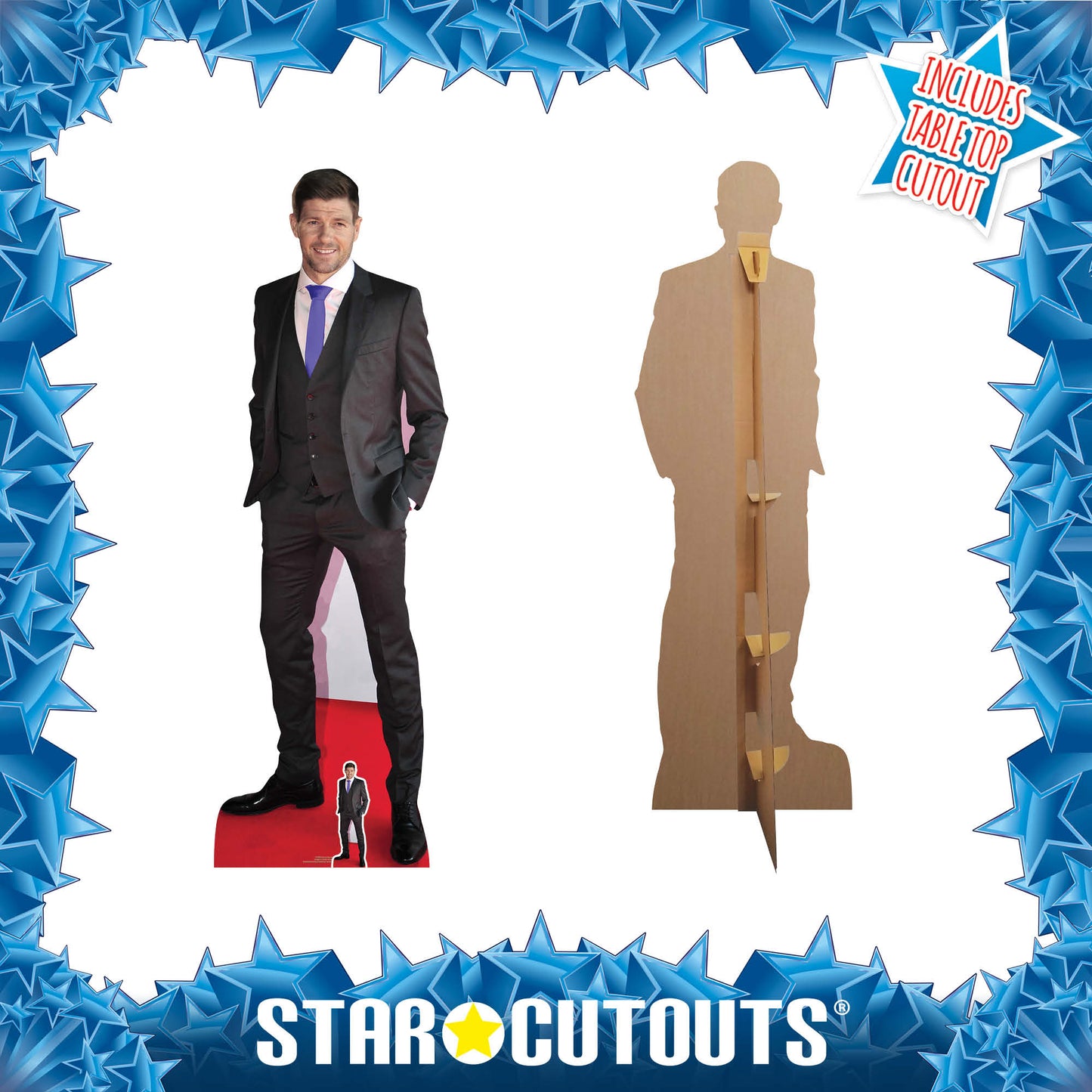 Steven Gerrard Suit Cardboard Cutout - mycardboardcutout