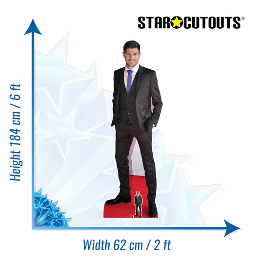 Steven Gerrard Suit Cardboard Cutout - mycardboardcutout