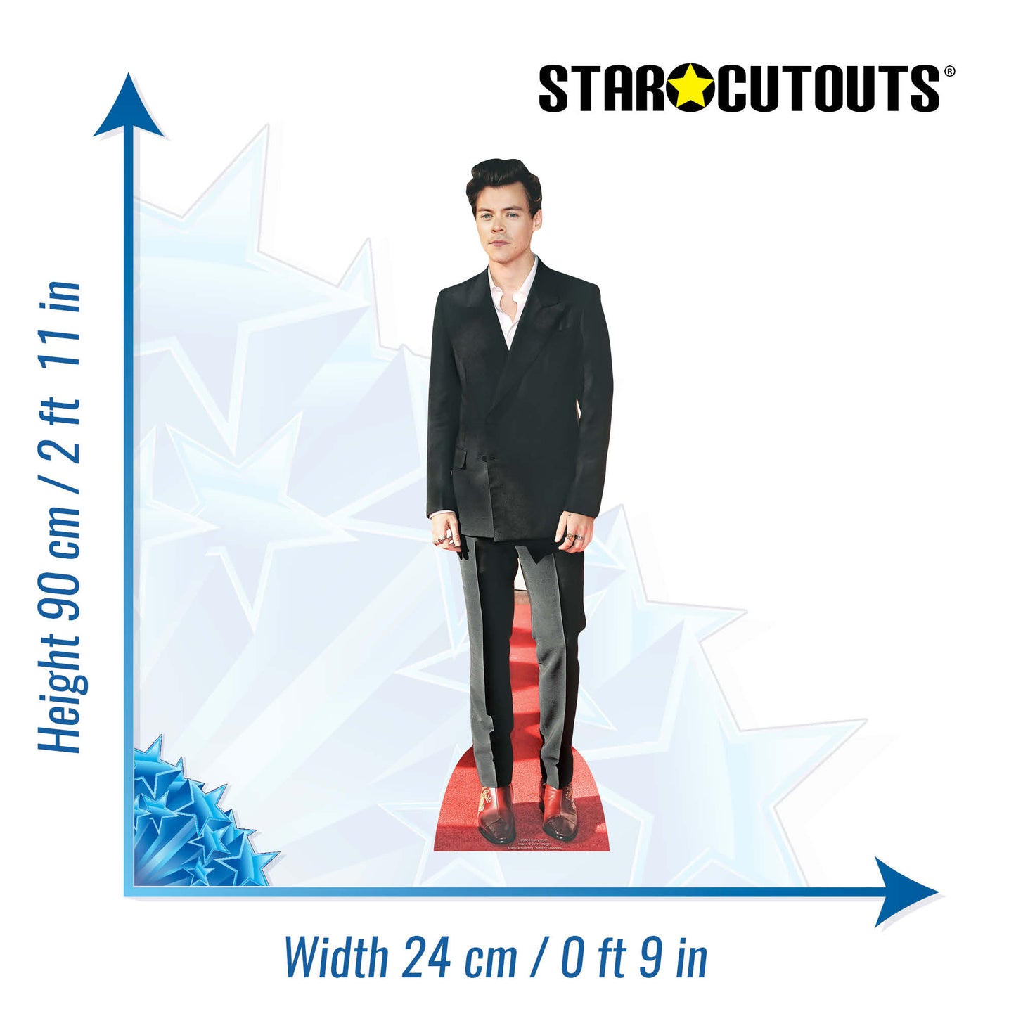 Harry Singer Red Shoes Star Mini Cardboard Cutout - mycardboardcutout