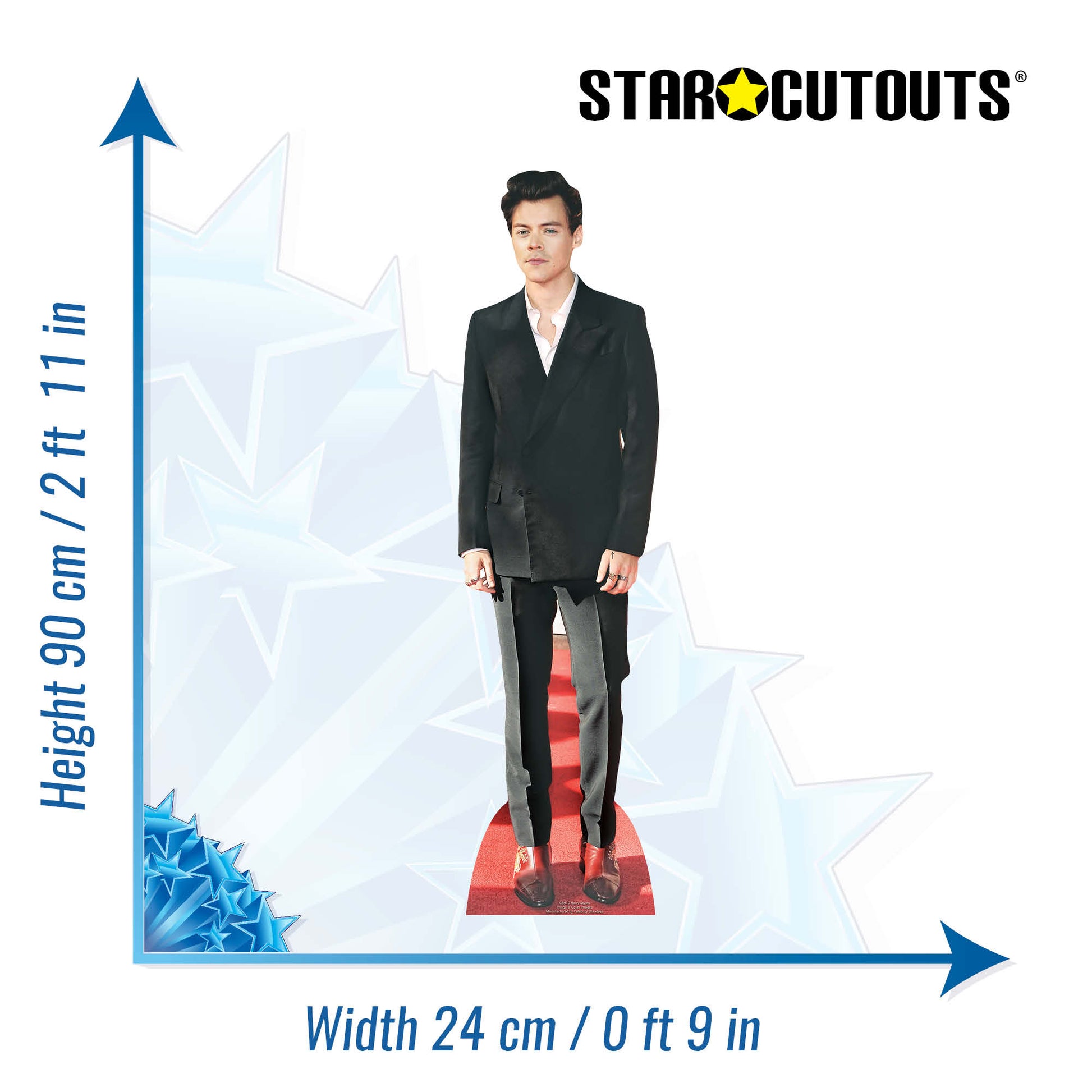 Harry Singer Red Shoes Star Mini Cardboard Cutout - mycardboardcutout