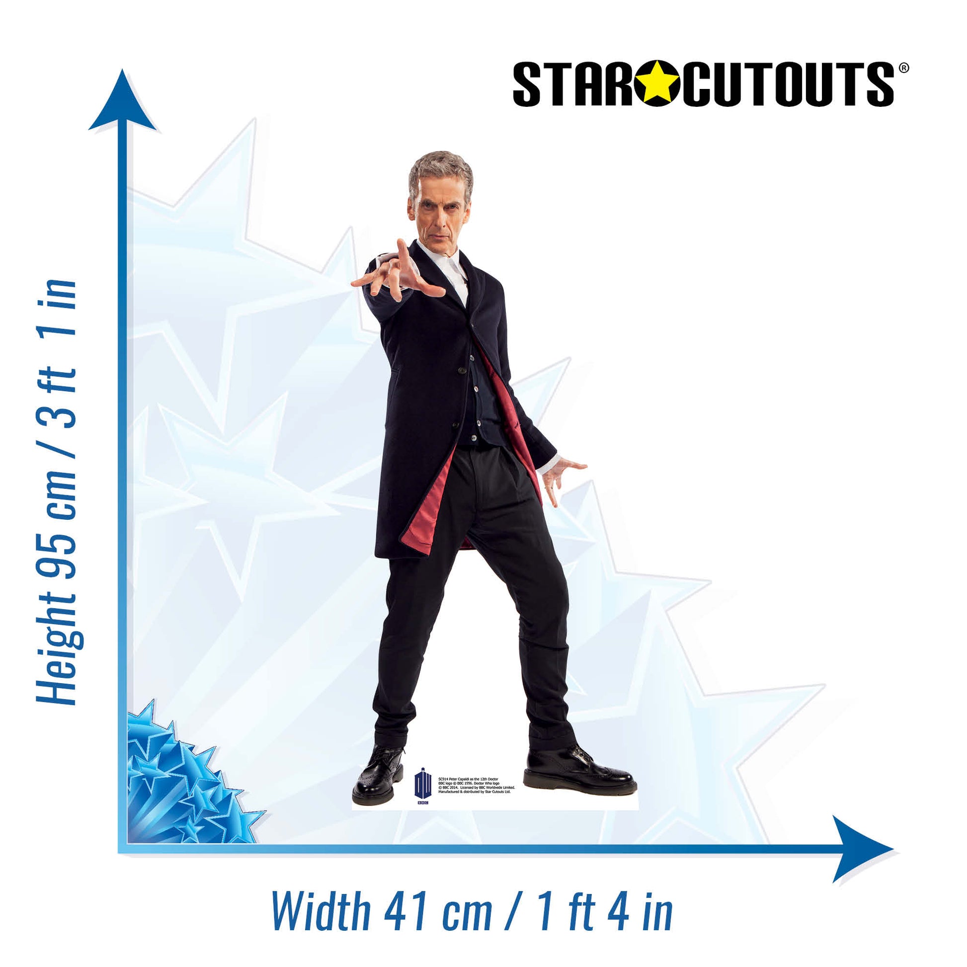 Peter Capaldi Doctor Who STAR MINI Cardboard Cutout - mycardboardcutout