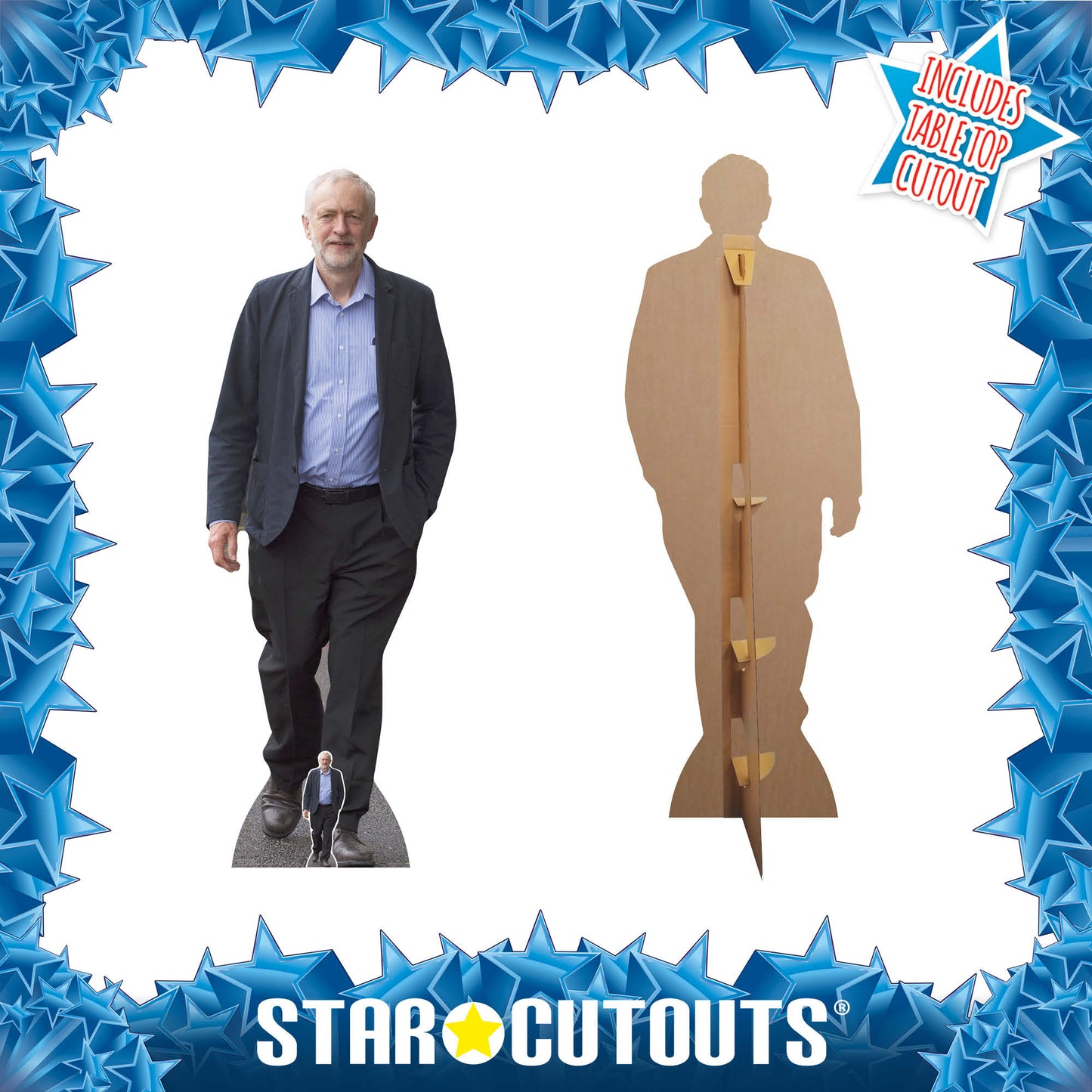 Jeremy Corbyn Cardboard Cutout Politician - mycardboardcutout