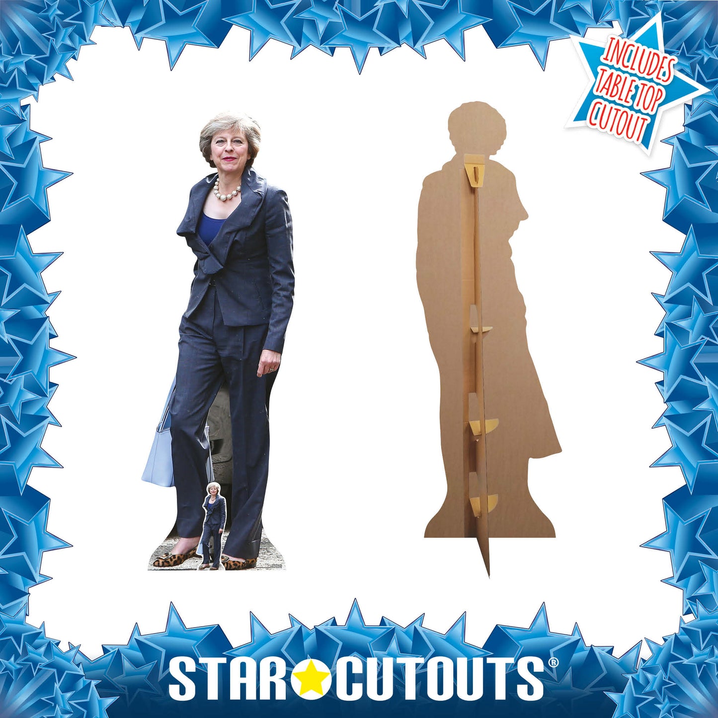 Theresa May Cardboard Cutout Politician - mycardboardcutout