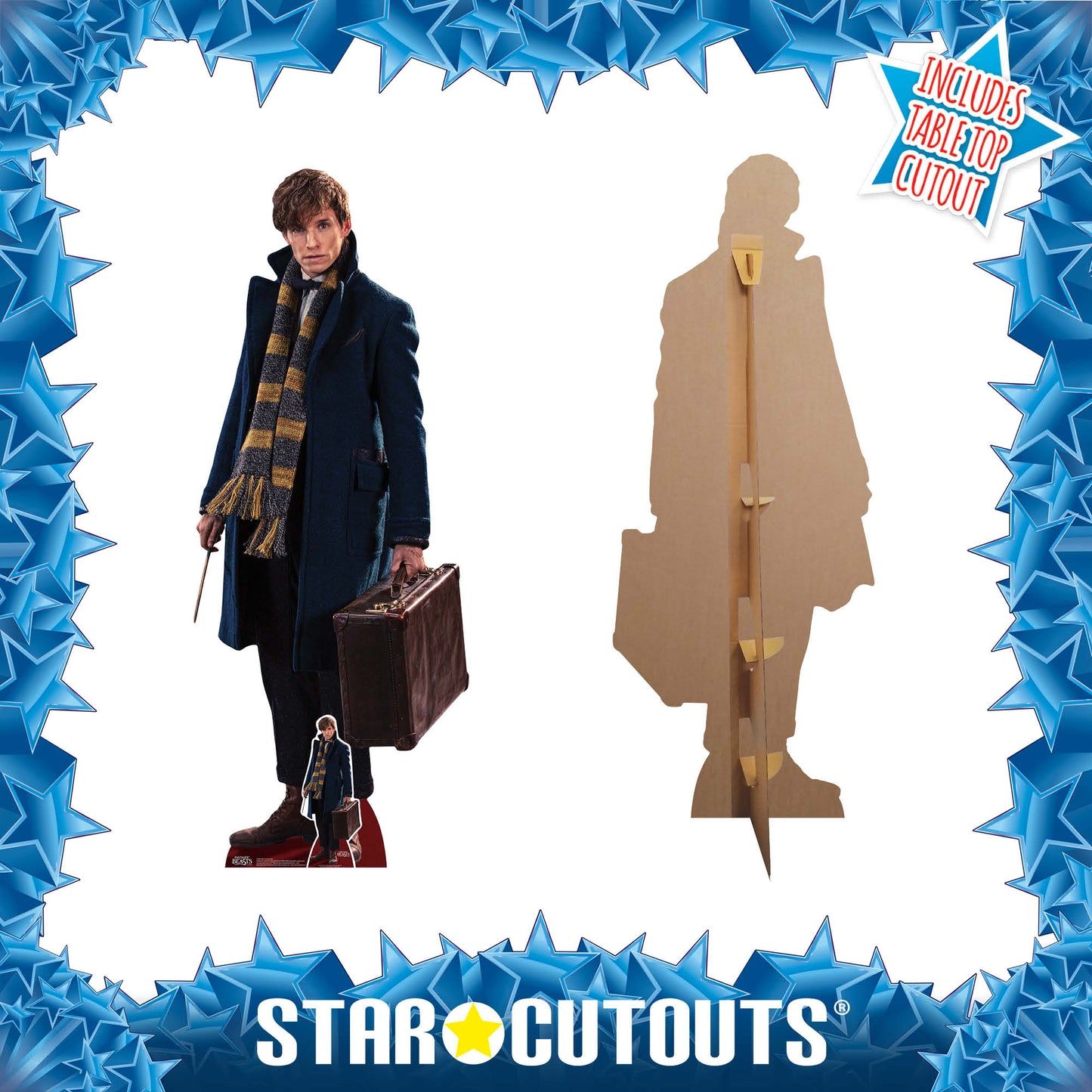 Newt Scamander Fantastic Beasts Cardboard Cutout Lifesize - mycardboardcutout