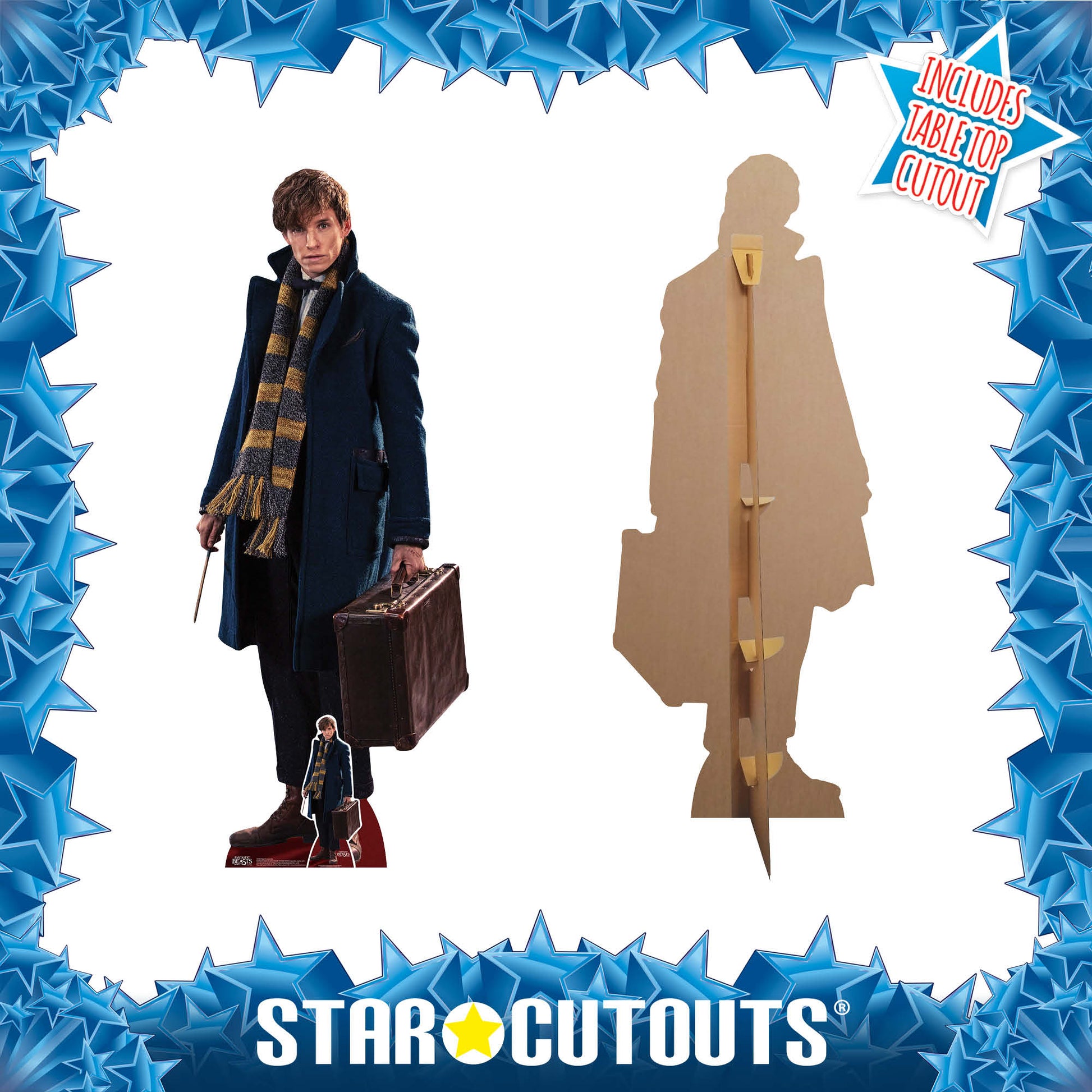 Newt Scamander Fantastic Beasts Cardboard Cutout Lifesize - mycardboardcutout