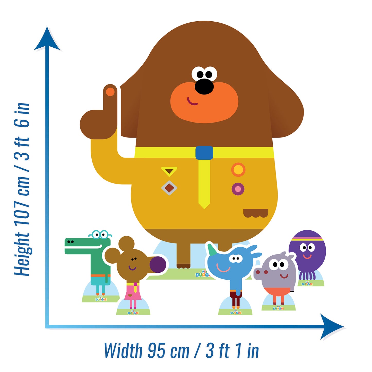 Hey Duggee and Squirrels Cardboard Cutout