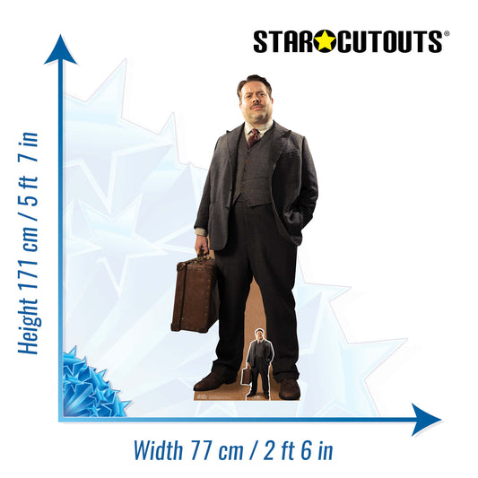 Jacob Kowalski Fantastic Beasts Cardboard Cutout Lifesize - mycardboardcutout