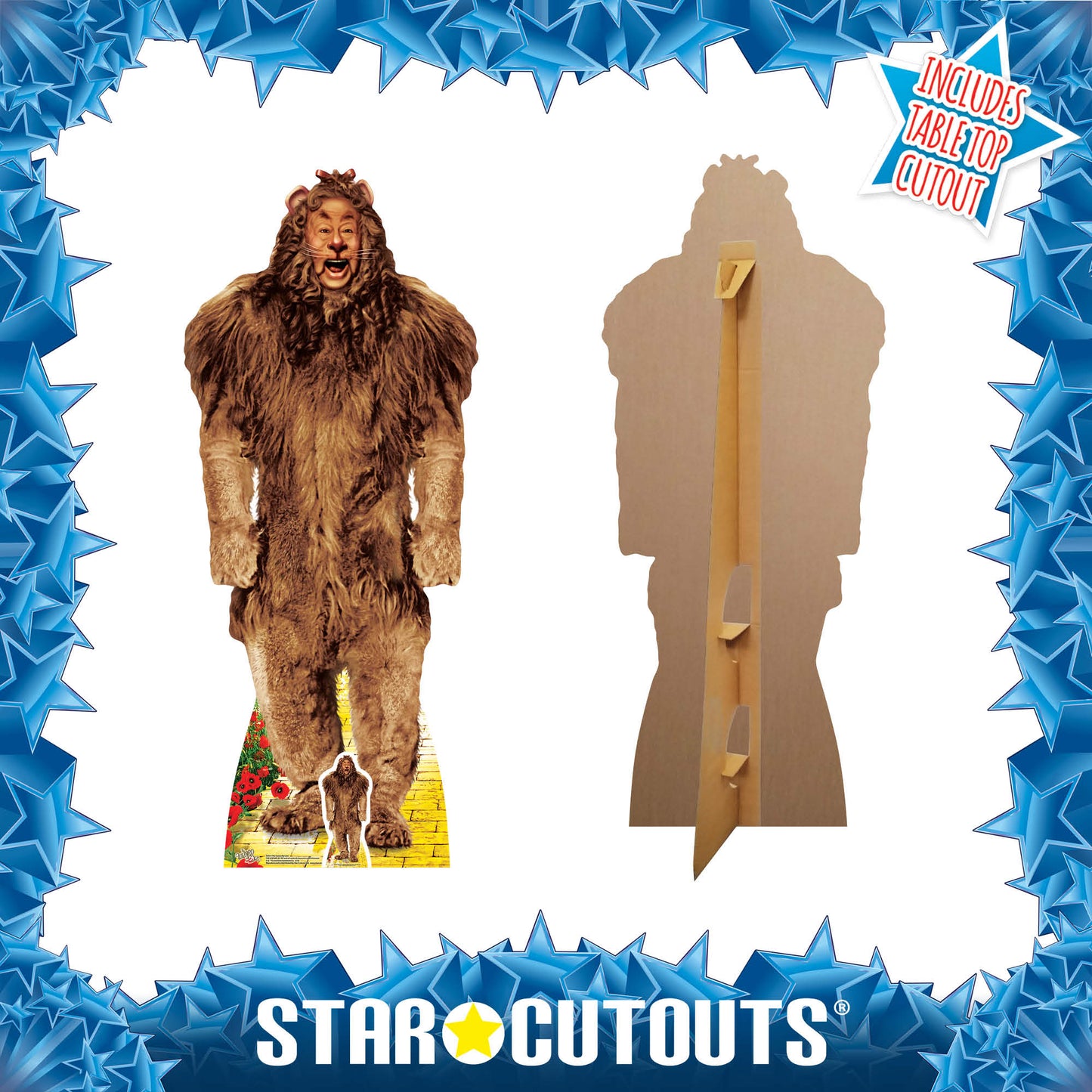 The Cowardly Lion from The Wizard of Oz Cardboard Cutout - mycardboardcutout