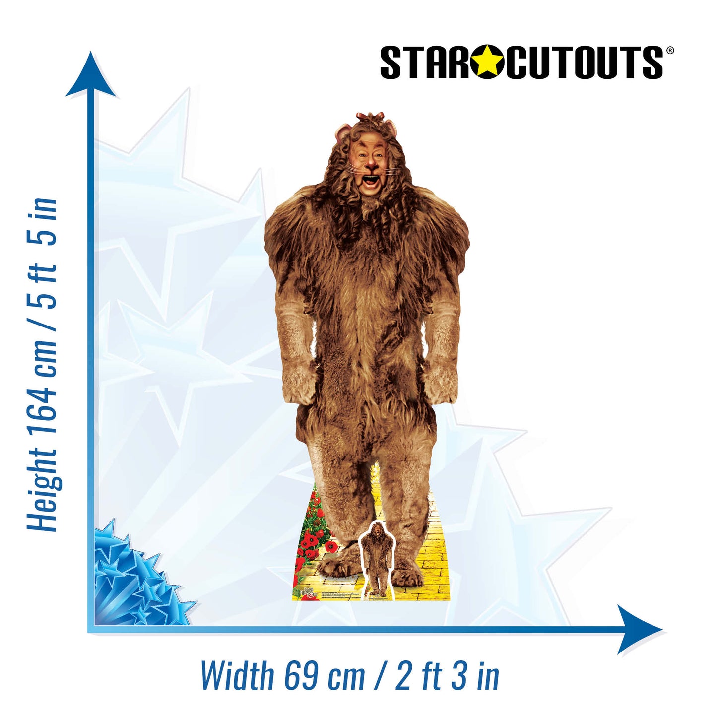 The Cowardly Lion from The Wizard of Oz Cardboard Cutout - mycardboardcutout