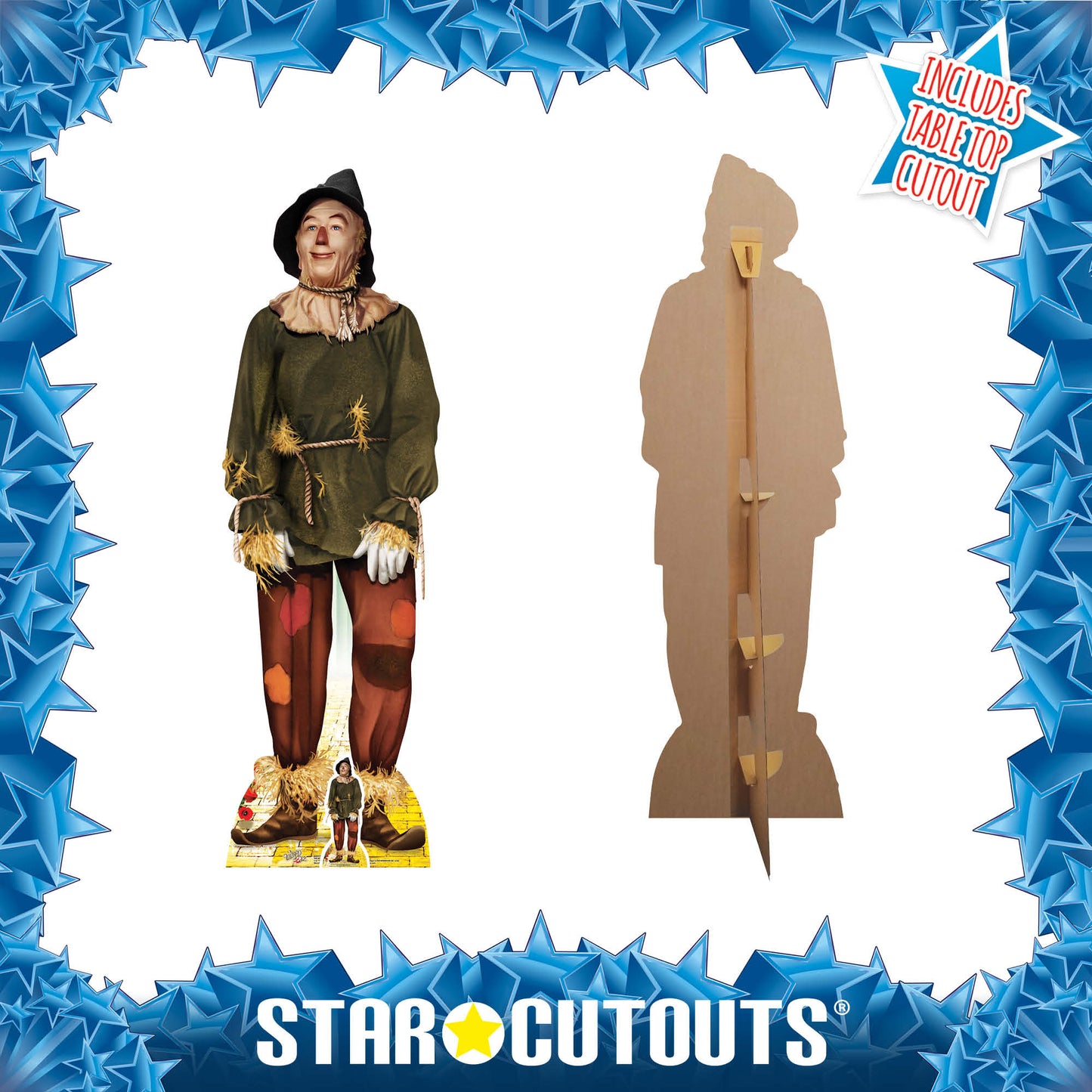 The Scarecrow from The  Wizard of Oz Cardboard Cutout