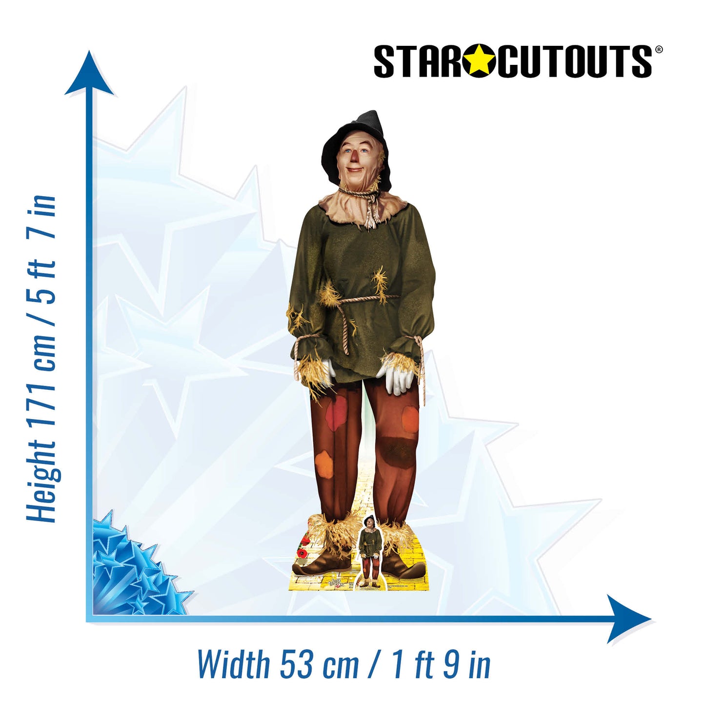 The Scarecrow from The Wizard of Oz Cardboard Cutout - mycardboardcutout