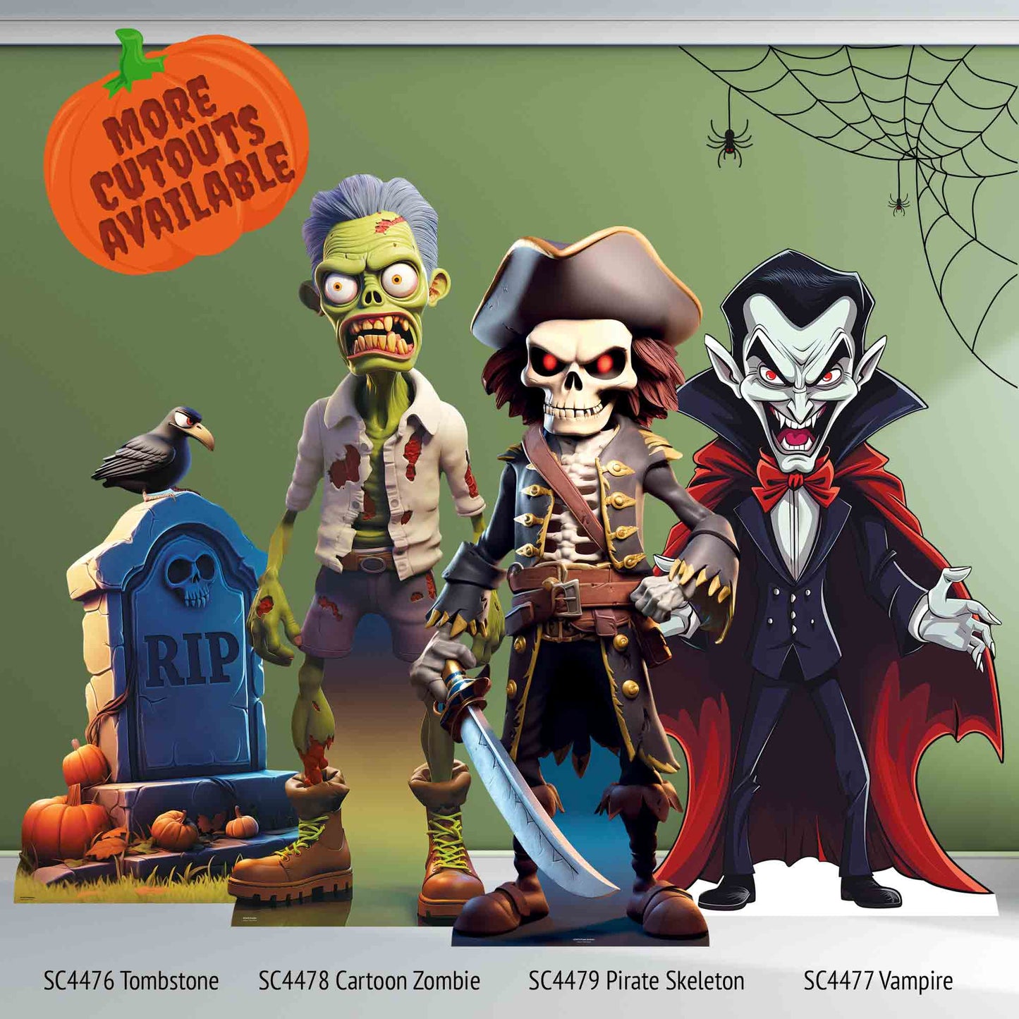 SC4354 Headless Horseman Cardboard Cut Out Height 196cm - mycardboardcutout