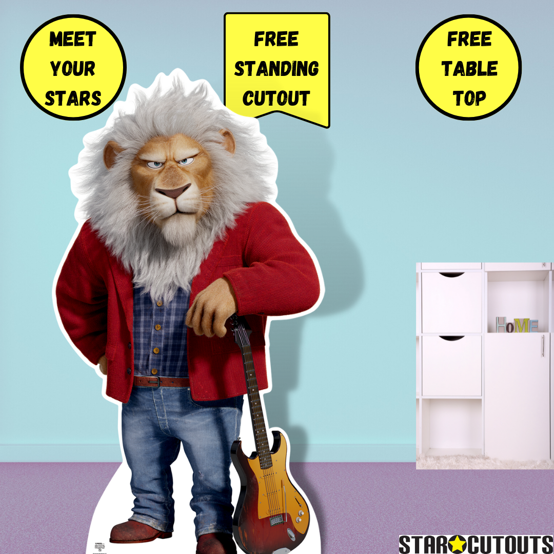 Clay Calloway Bono Lion Sing 2Cardboard Cutout Official - mycardboardcutout