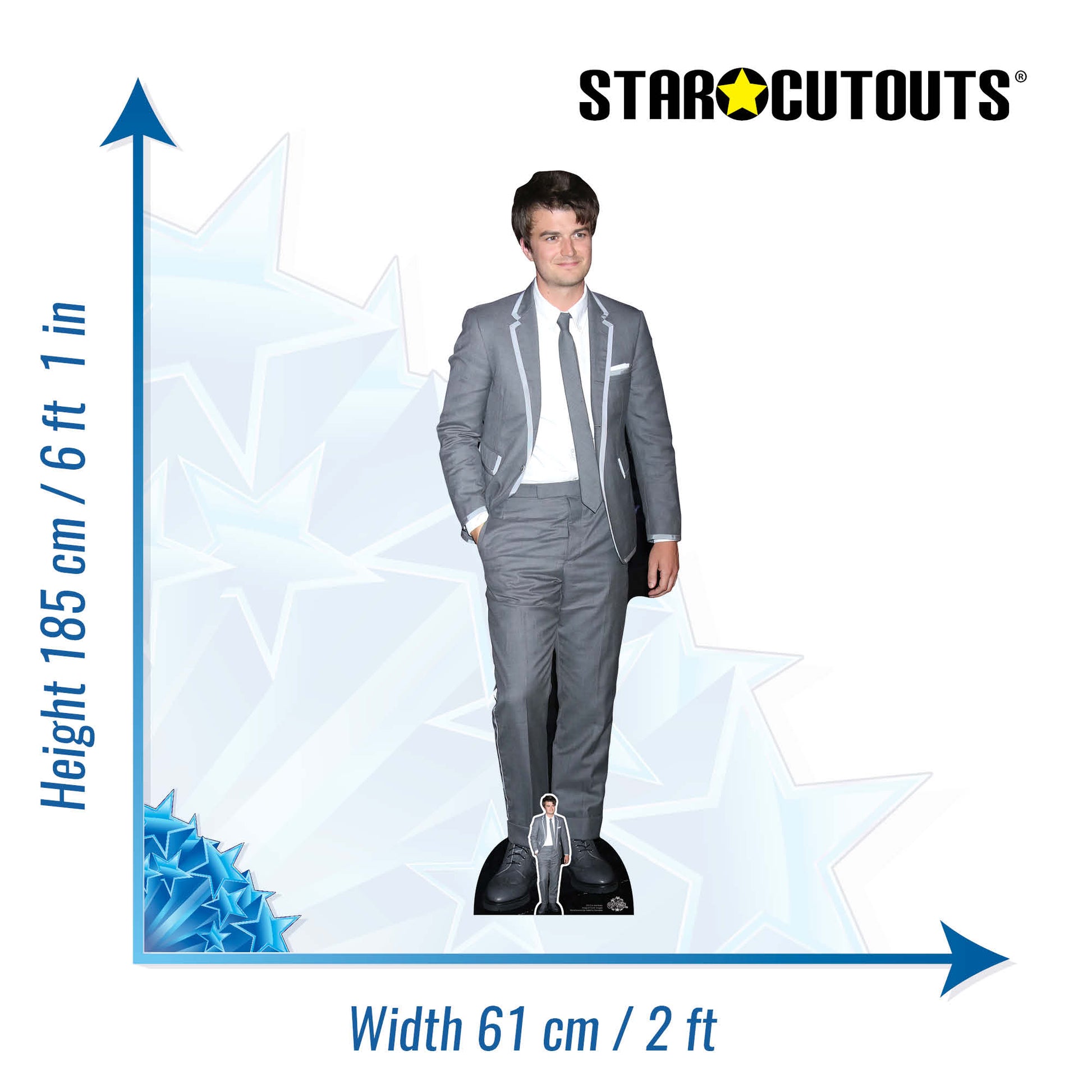 Joe Keery Cardboard Cutout Stranger Things Actor - mycardboardcutout
