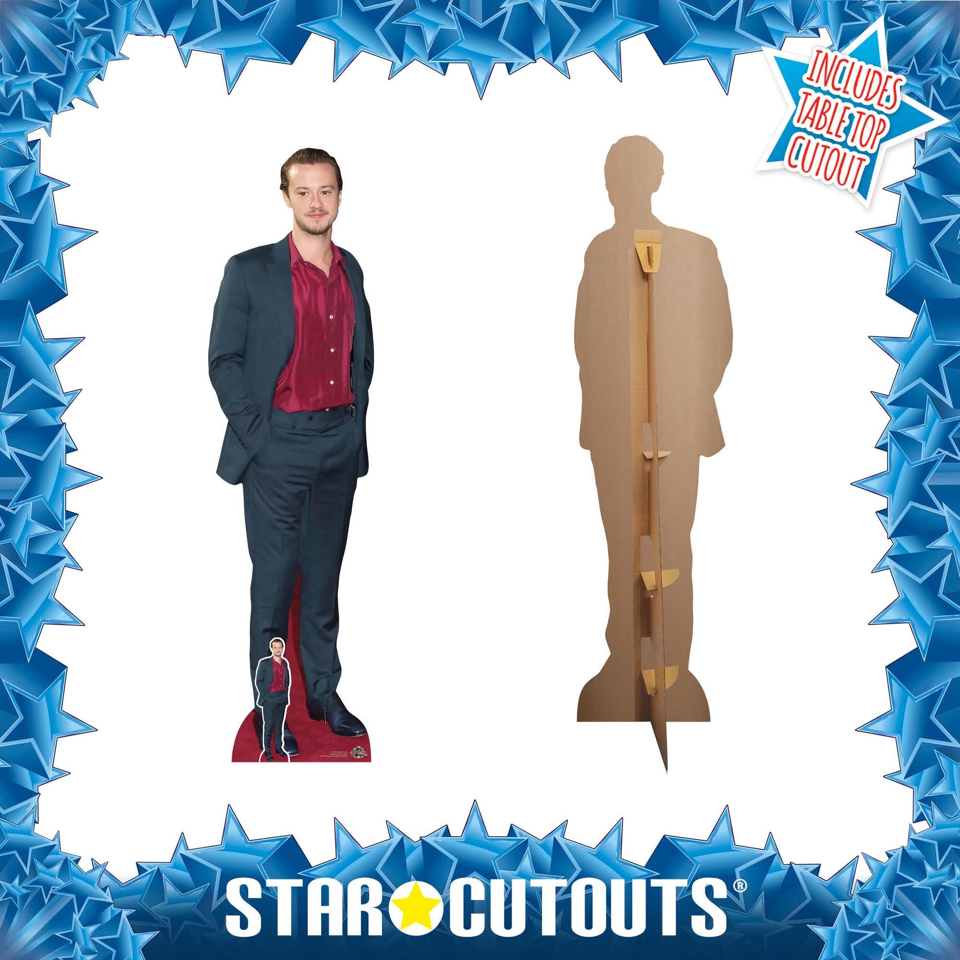 Joseph Quinn Cardboard Cutout Lifesize Stranger Things Actor - mycardboardcutout
