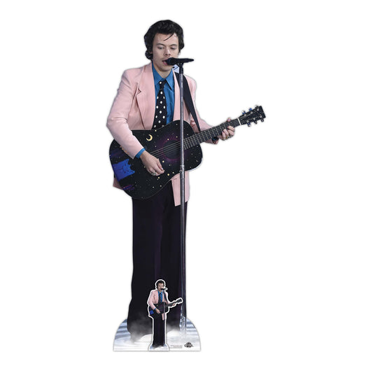 Harry Styles Pink Jacket Cardboard Cutout - mycardboardcutout