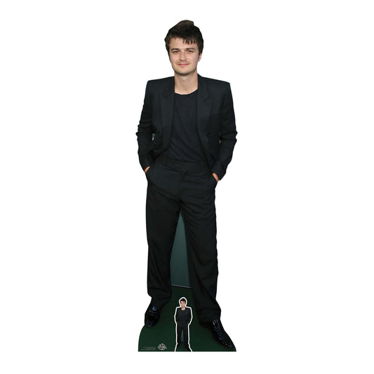 Joe Keery Black Suit Cardboard Cutout Stranger Things Actor - mycardboardcutout