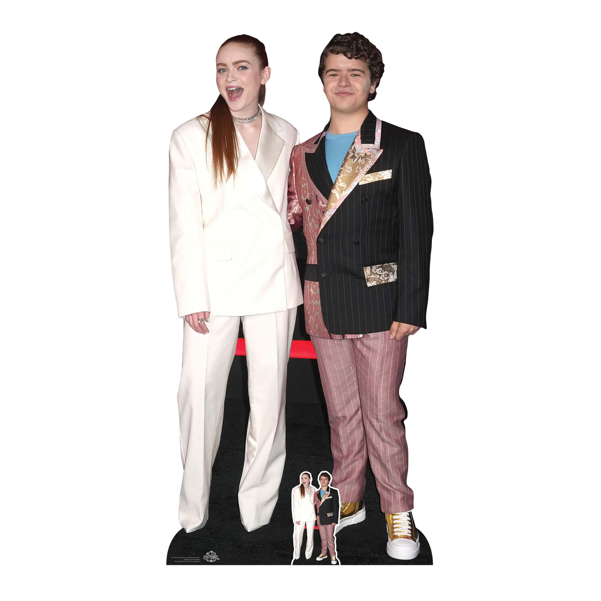 Sadie Sink and Gaten Matarazzo Cardboard Cutout Lifesize - mycardboardcutout