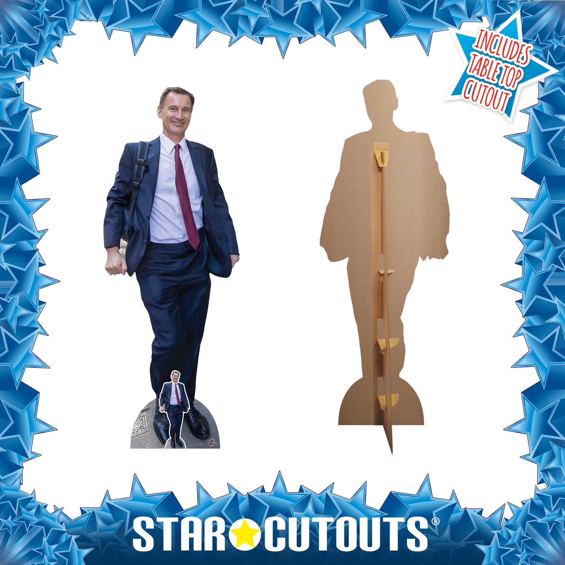 Jeremy Hunt Cardboard Cutout Life Size with Mini Cutout - mycardboardcutout