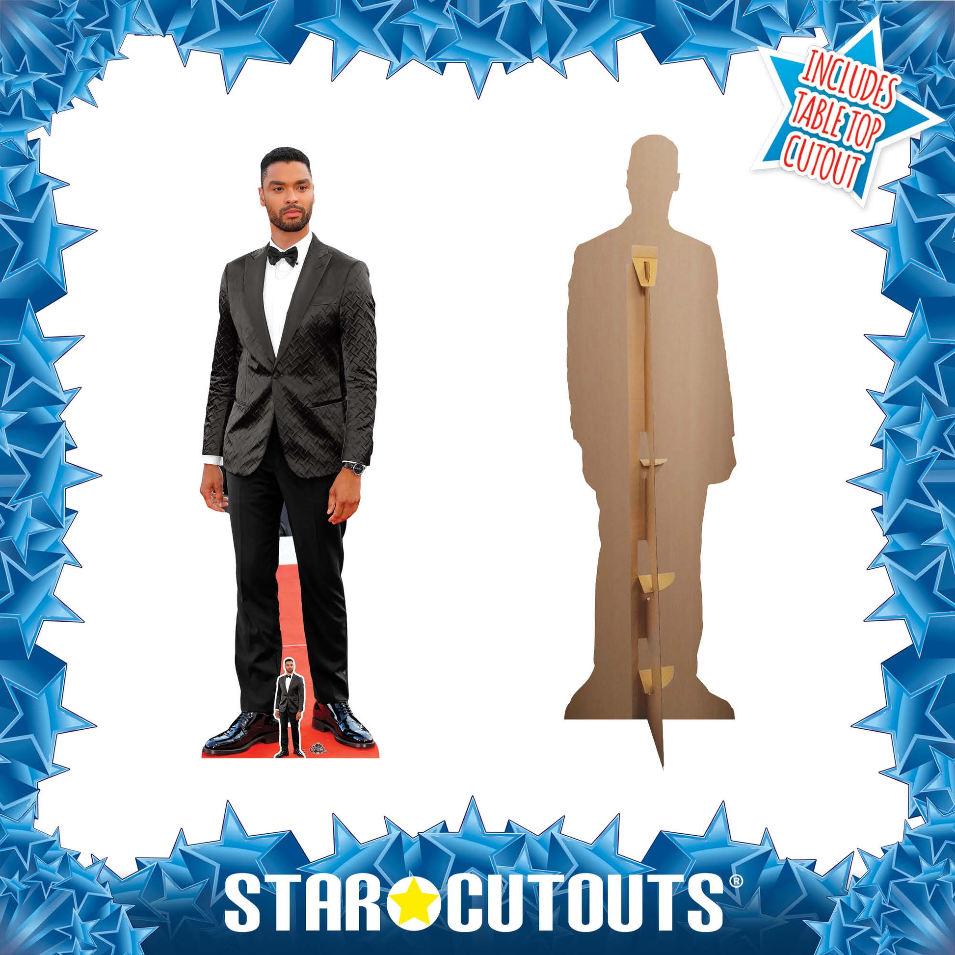 Rege Jean Page Cardboard Cutout Life Size with Mini Cutout - mycardboardcutout