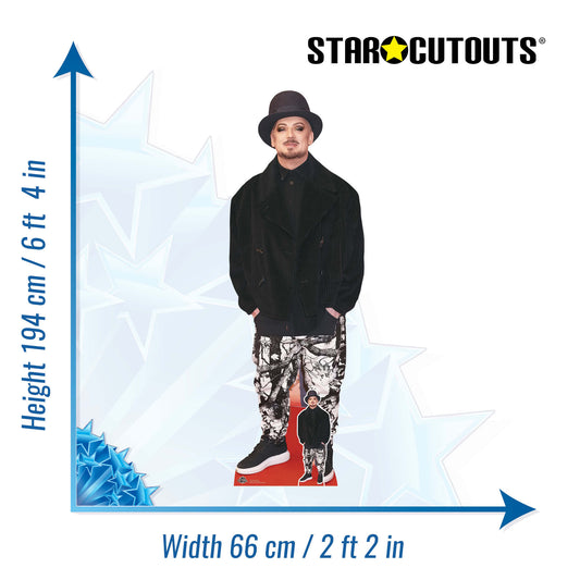 Boy George Lifesize Cardboard Cutout - mycardboardcutout