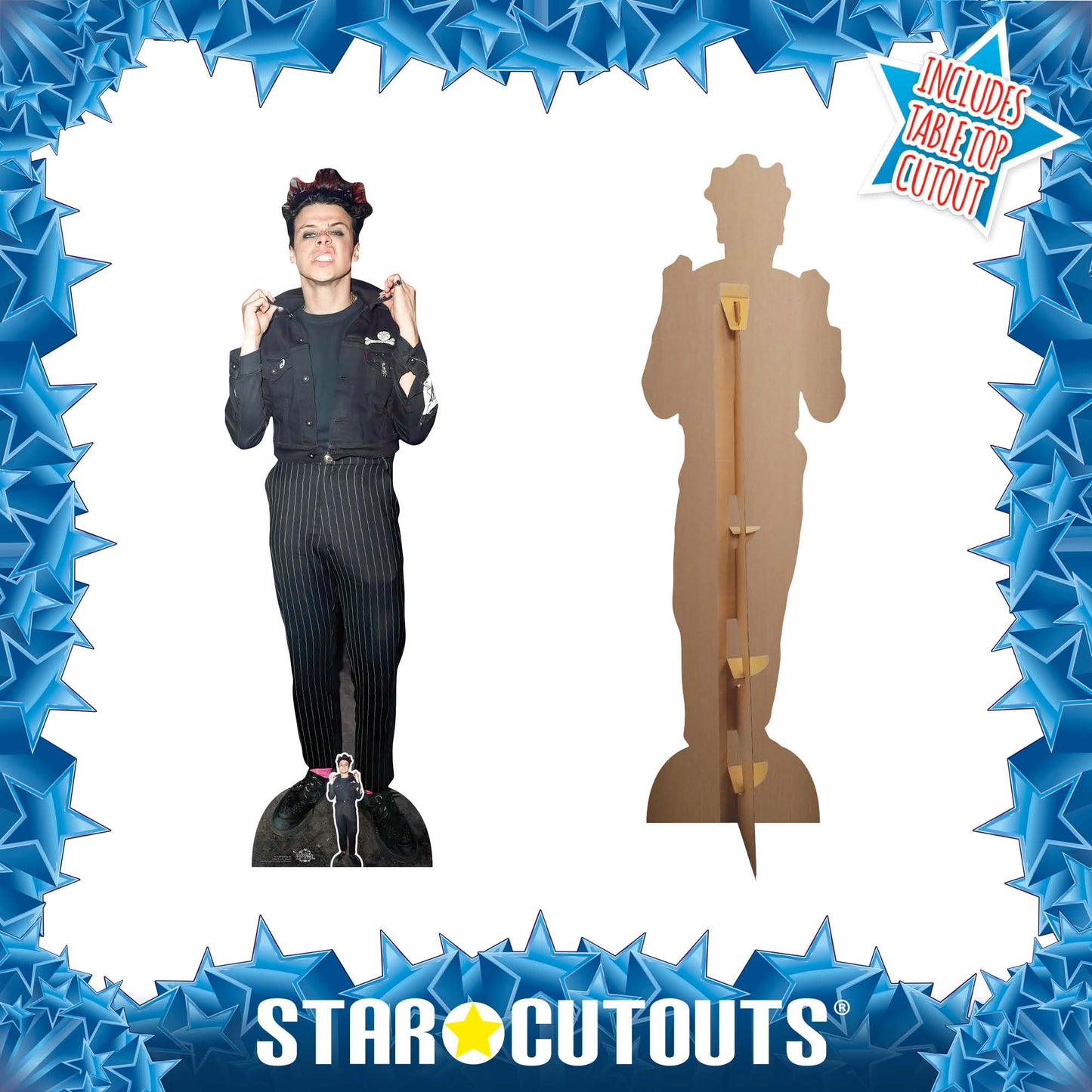 YUNGBLUD Cardboard Cutout Life Size with Mini Cutout - mycardboardcutout