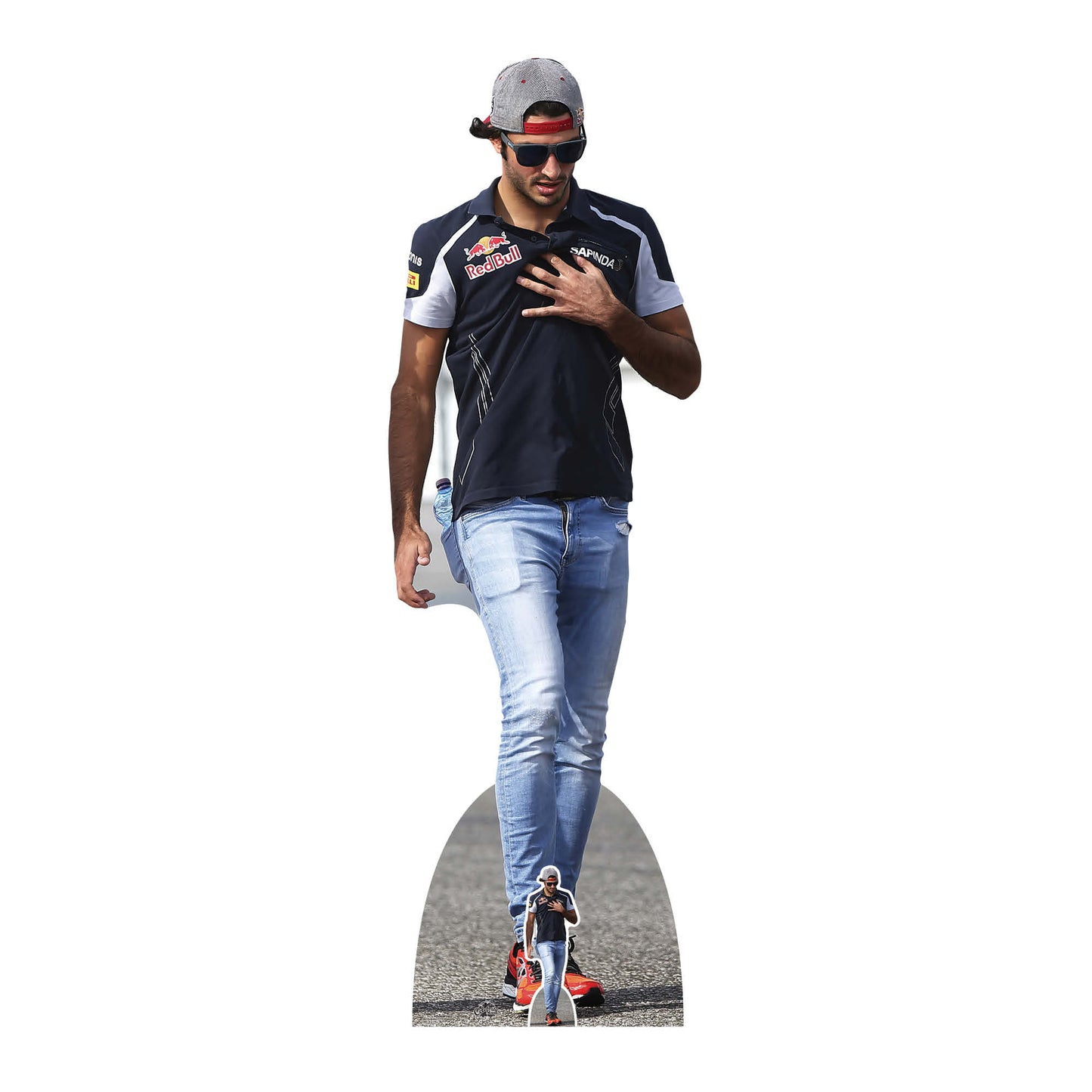 Carlos Sainz Cardboard Cutout Life Size with Mini Cutout - mycardboardcutout