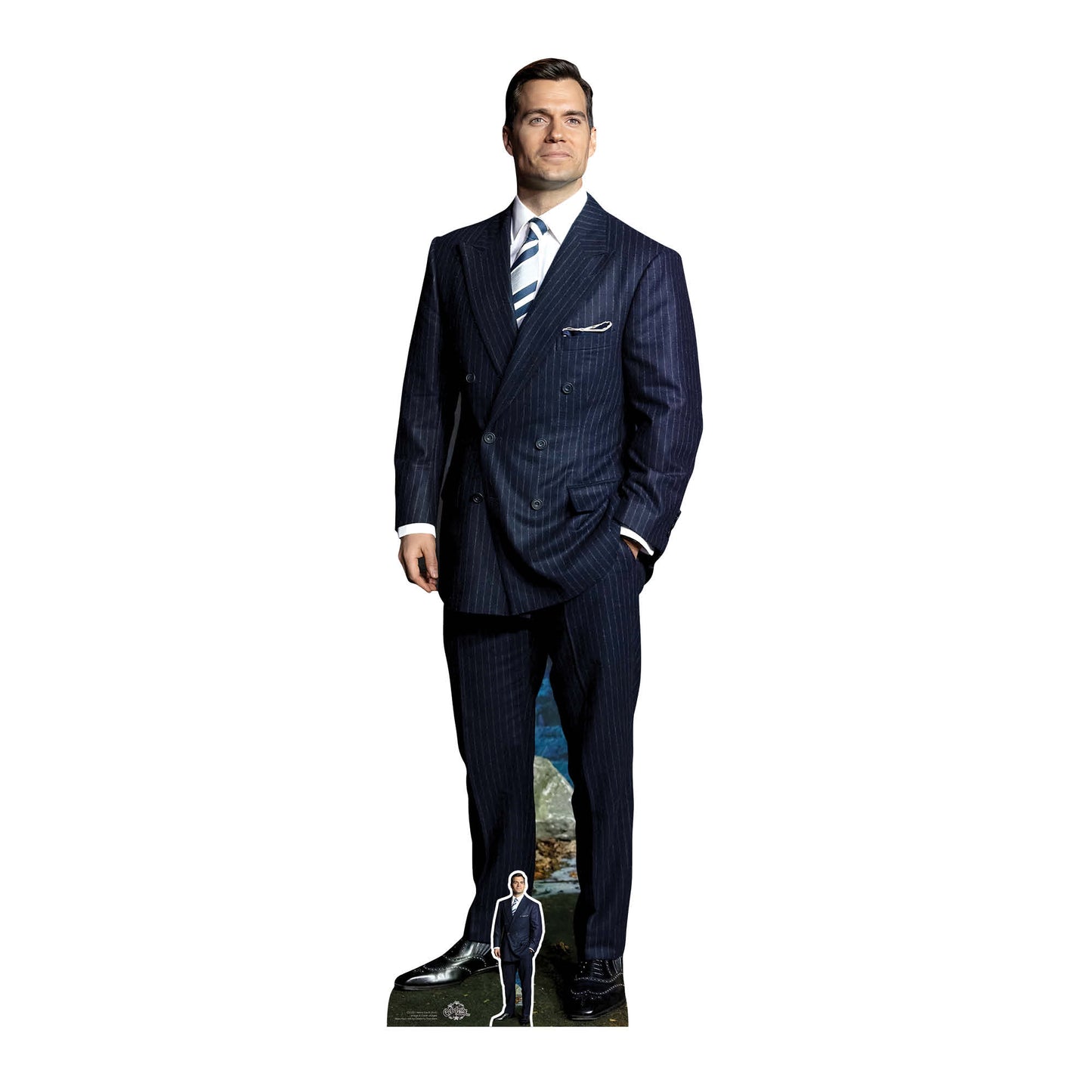Henry Cavill Black Suit White Shirt Cardboard Cutout - mycardboardcutout