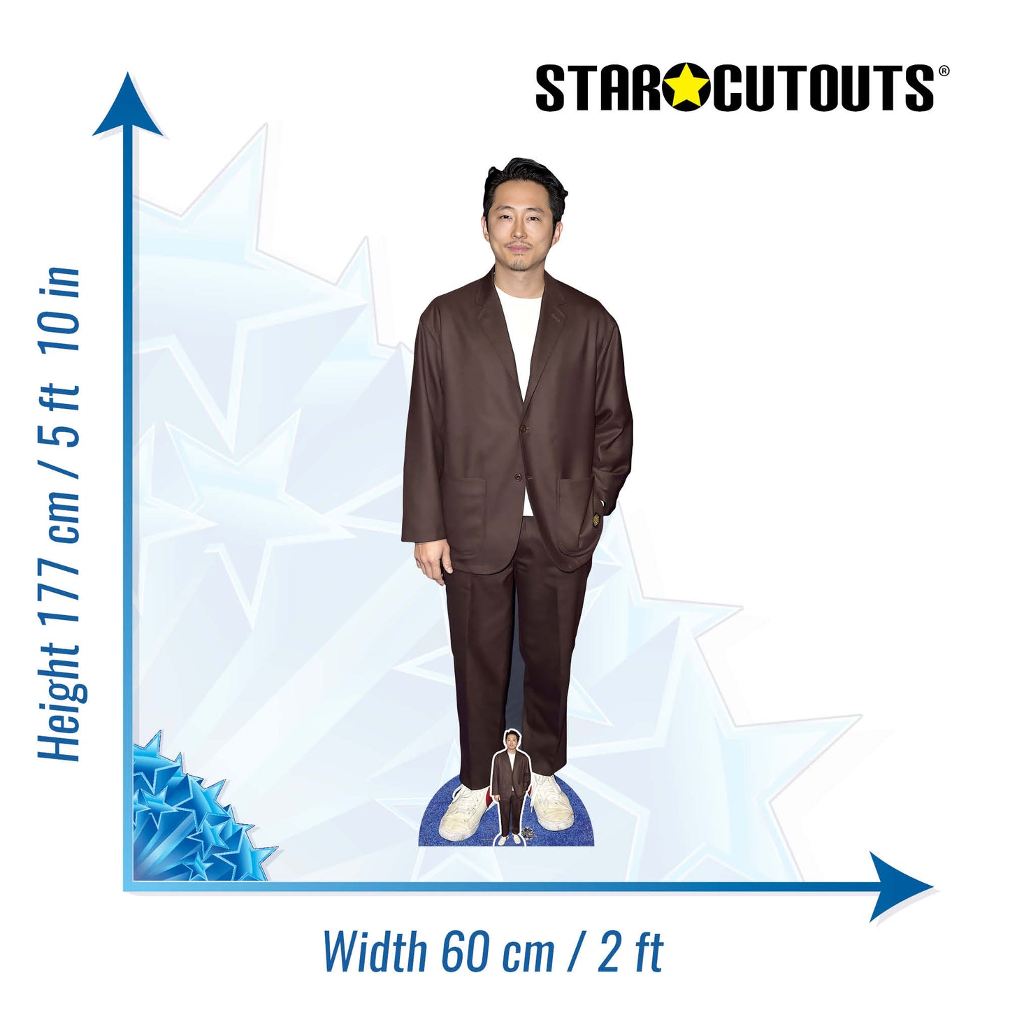 Steven Yeun Cardboard Cutout