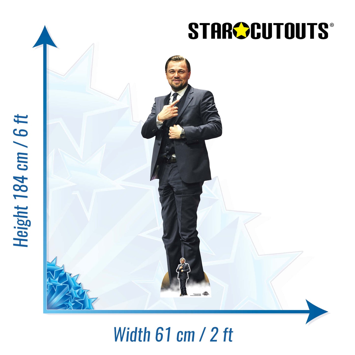 Leonardo DiCaprio Boss Cardboard Cutout - mycardboardcutout