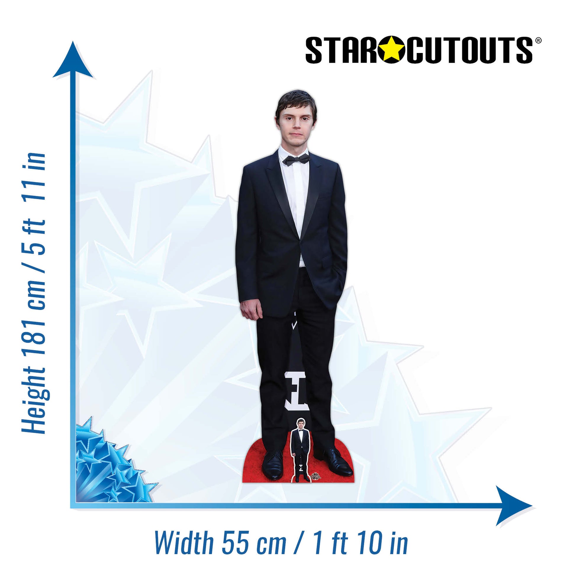 Evan Peters Cardboard Cutout - mycardboardcutout